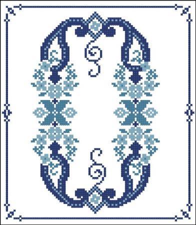 (image for) Decorative Blue Alphabet O